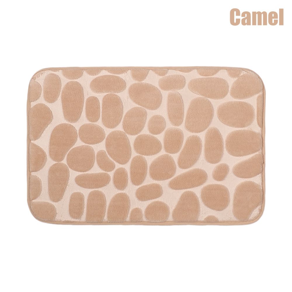40*60cm Soft Bathtub Living Room Pebbles Bath Mat Bathroom Carpet Anti Slip Doormat