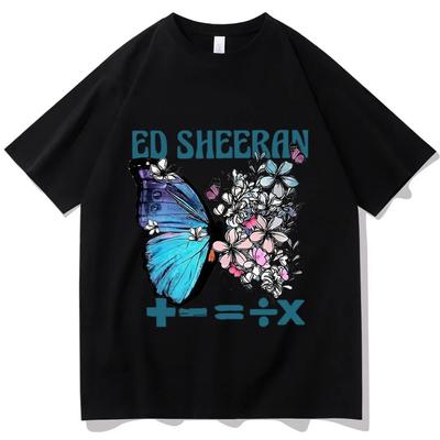 Футболка Ed Sheeran Футболка The Mathematics Tour Мерч Ed Sheeran Подарок фанату Ed Sheeran Футболки с круглым вырезом с коротким рукавом Унисекс