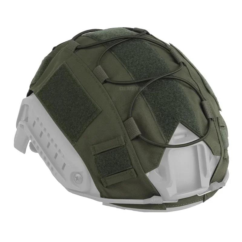 Airsoft Helmet Cover Camouflage Tactical FAST Helmet Cloth Hunting Shooting Helmet Accessories with Elastic CordSpeed Sensors 6