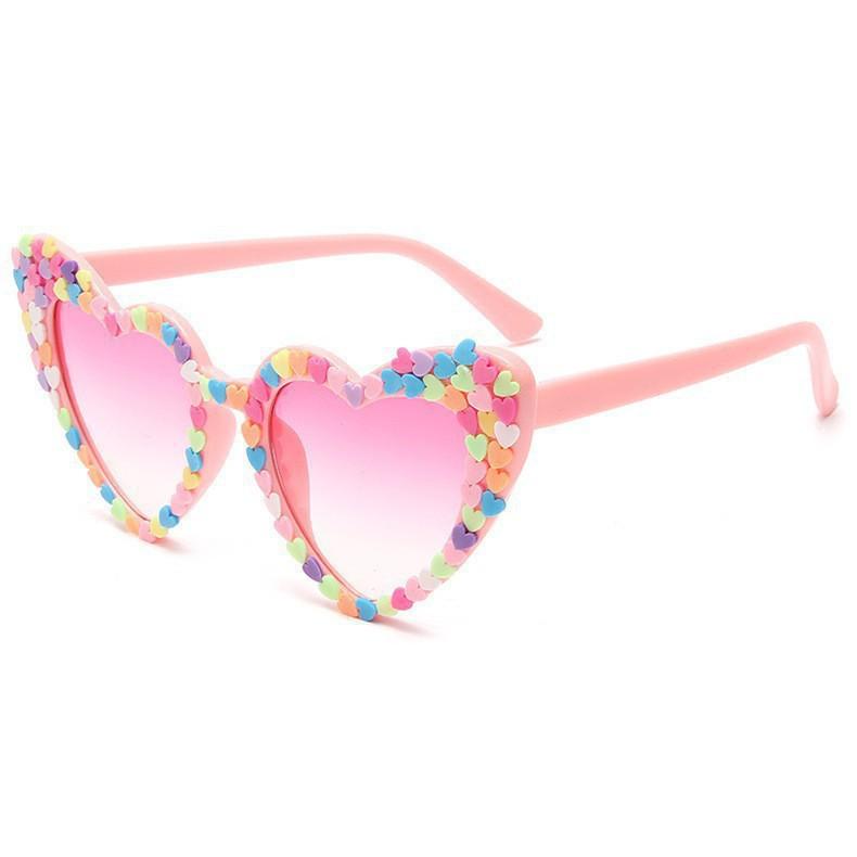 Bridal sunglasses BRIDE fashion rhinestone inlaid bride letters pearl peach heart bachelorette party sunglasses