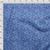 oneOone Ткань Cotton Flex Medium Blue с цветочным принтом Diy для одежды, стеганая ткань, принт, ткань по ярдам 40 дюймов