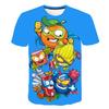 Kids Summer New Casual Funny Cartoon Game 3D Print O-neck T-shirts 3-13 Years Boys Girls Outfits Tops Children Clothes