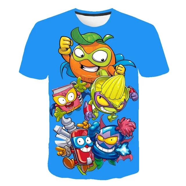 Kids Summer New Casual Funny Cartoon Game 3D Print O-neck T-shirts 3-13 Years Boys Girls Outfits Tops Children Clothes