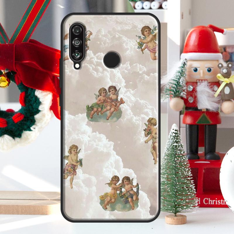 Милые ангелы Эстетика Для Huawei Nova Y73 Y60 Y70 Y90 Y72 Y61 Y91 7i 8i 11i 12i 12s 9 10 SE P20 P30 P40 Lite Чехол