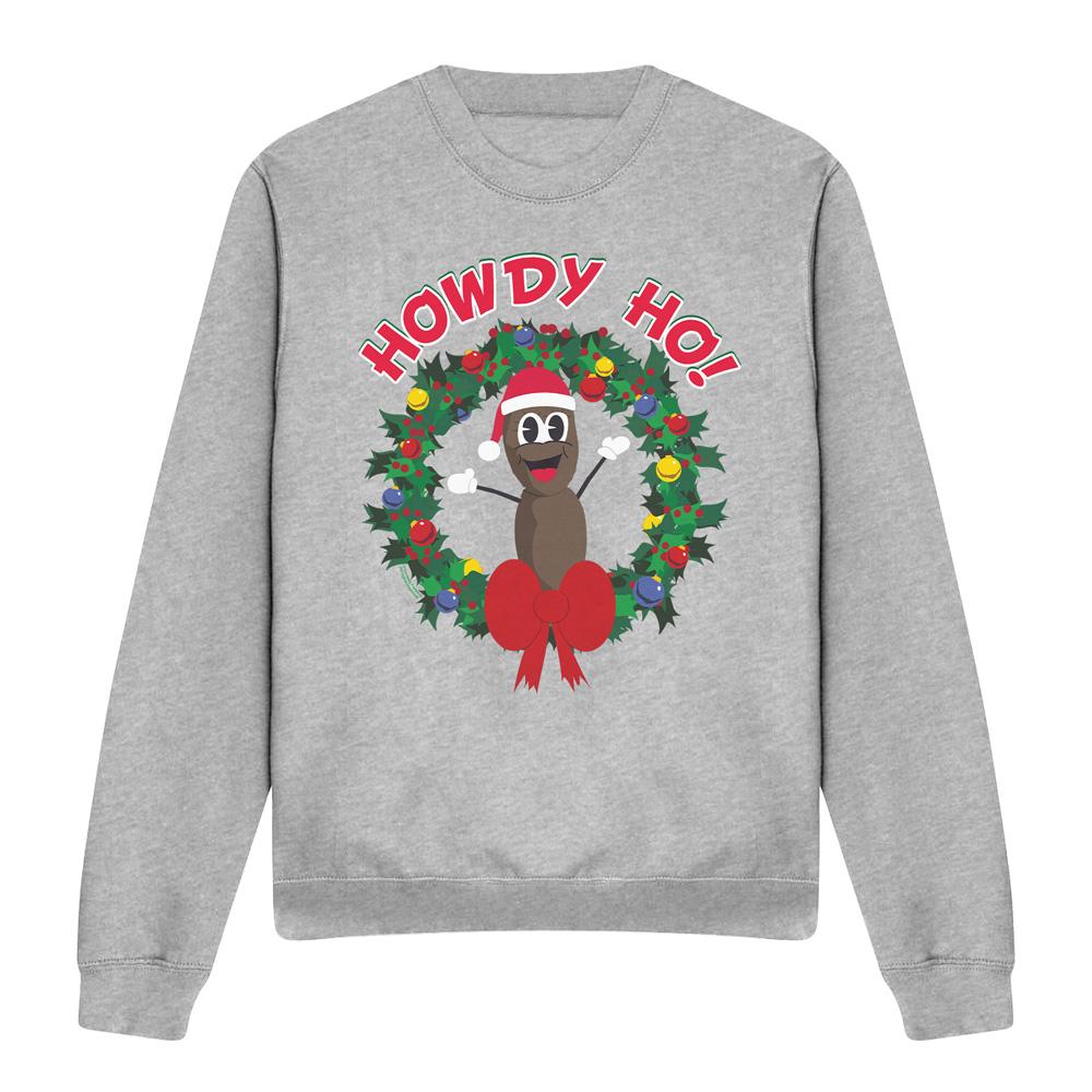 South Park Unisex Adult Mr Hankey Howdy Ho Wreath Christmas Sweatshirt