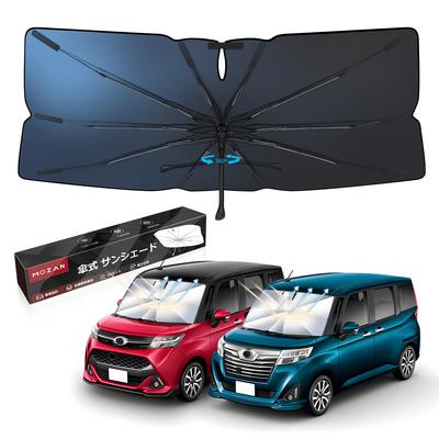 Mozan Солнцезащитный козырек на лобовое стекло для Toyota Roomy Tank M900A M910A, 10 ребер из стекловолокна, вращающийся на 360°, сумка для хранения в комплекте