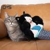 1 шт/2 шт кошка кукла борец игрушка интерактивные мягкие игрушки ручная кукла с жесткой подкладкой для безопасной игры кошка кукла борец игрушка для борьбы от скуки