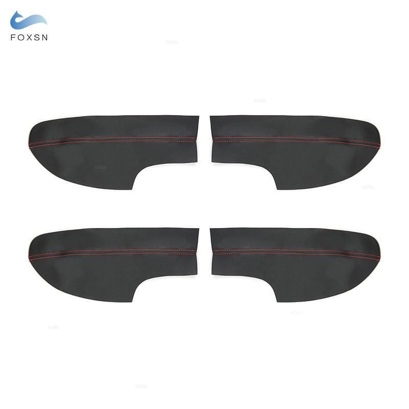 Аксессуары для салона автомобиля, кожаная дверная панель из микрофибры, подлокотник, наклейка, отделка для Hyundai Sonata 8th 2011 2012 2013