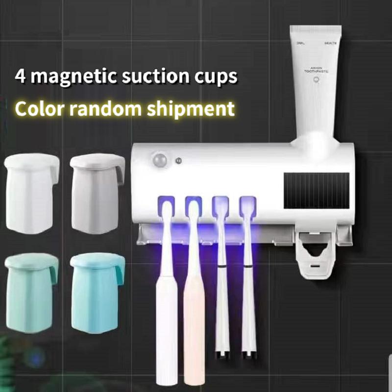 Световая энергия, зарядка, УФ-подставка для дезинфекции зубных щеток, автоматическая зубная паста, сжимающая артефакт, специальные интеллектуальные принадлежности для ванной комнаты