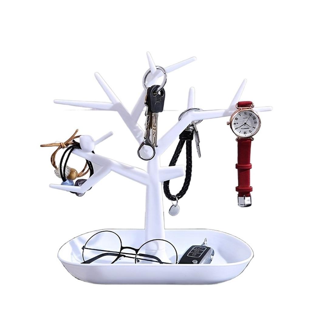 1шт вешалка для дерева креативное ожерелье ювелирные изделия ожерелье браслет ювелирные изделия стойка для показа креативные серьги кольца стойка для хранения