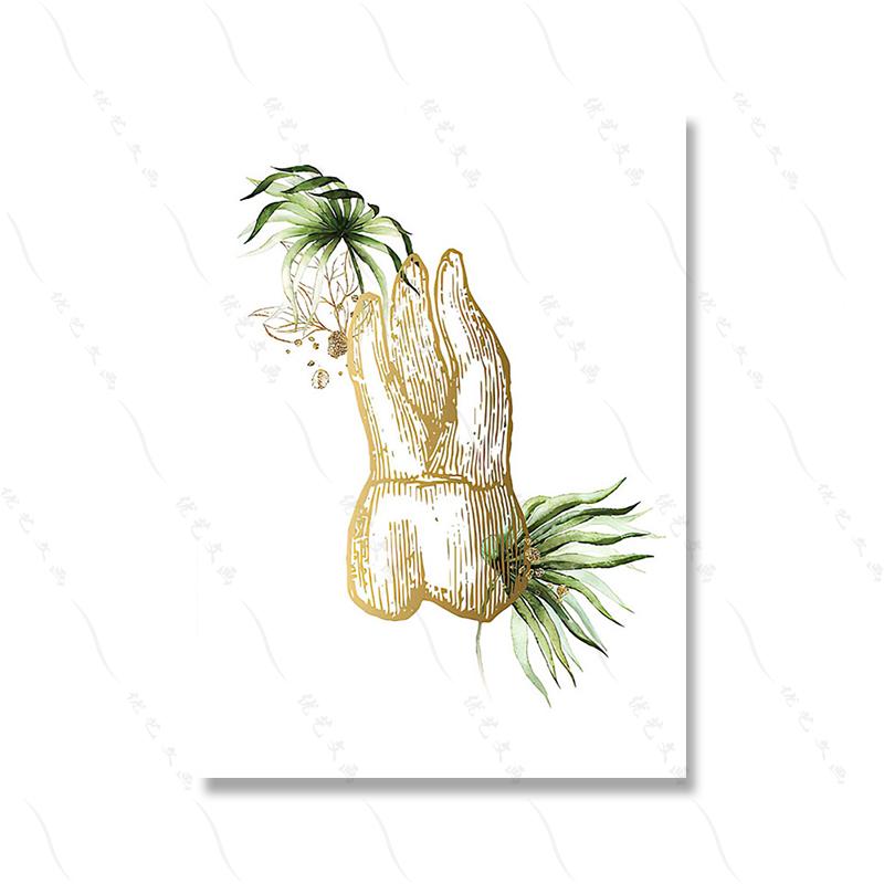 Анатомия зубов Скелет стоматологические инструменты настенная живопись на холсте плакаты на скандинавскую тему с принтом картина для медицинской клиники для комнаты домашний декор