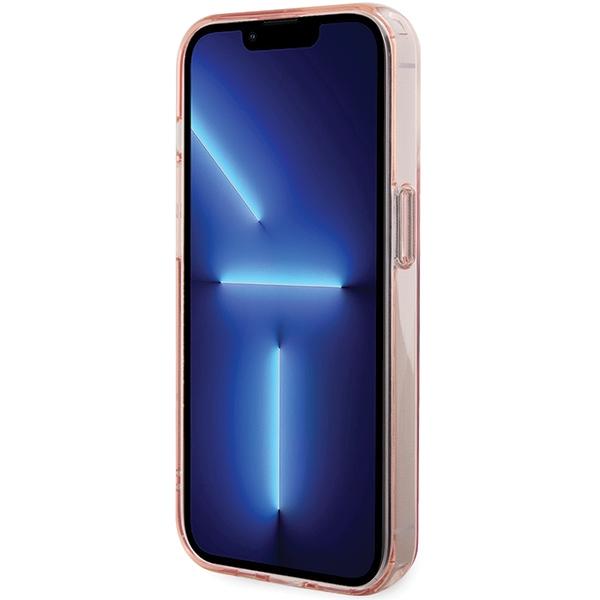 Karl Lagerfeld KLHMP15XHMRSCHP iPhone 15 Pro Max 6.7" pink/pink hardcase Ring Stand Choupette Head MagSafe