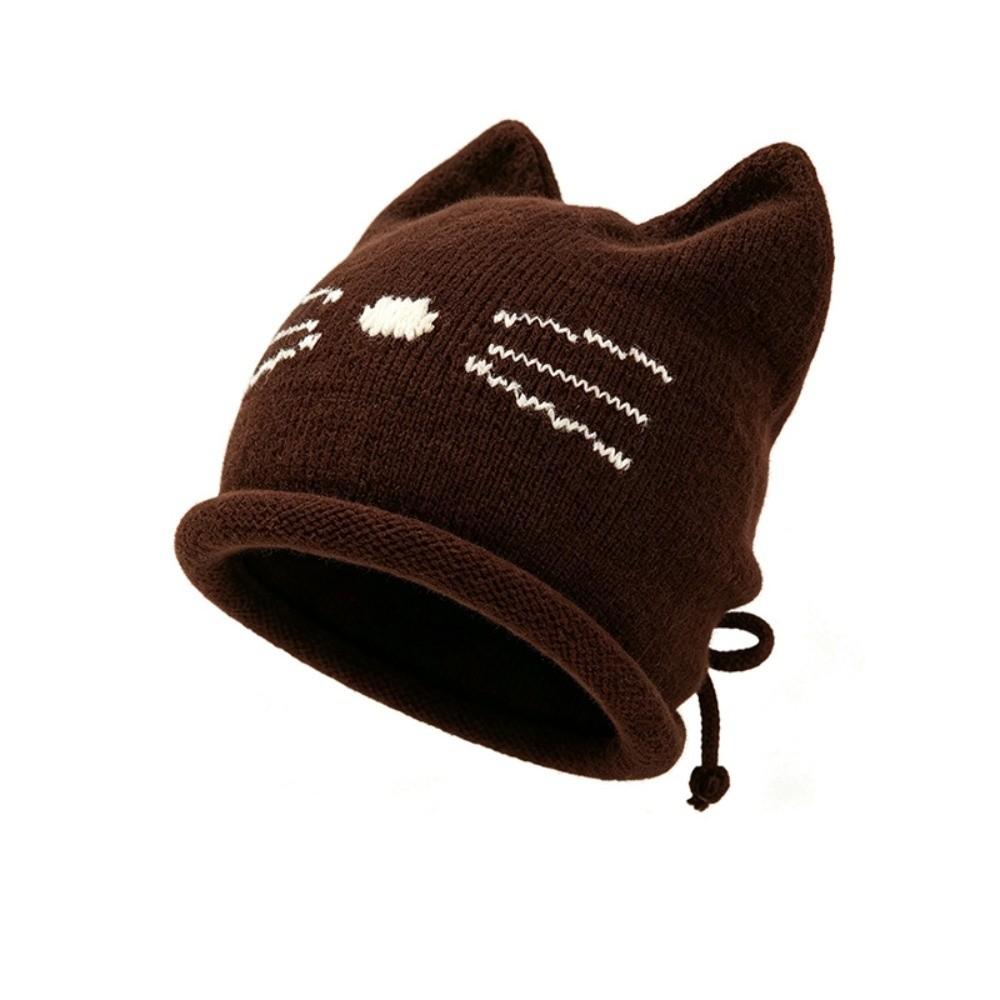 Cute Ear Cat Ear Beanie Hat Keep Warm Winter Hat Fashion Knitted Hat Winter