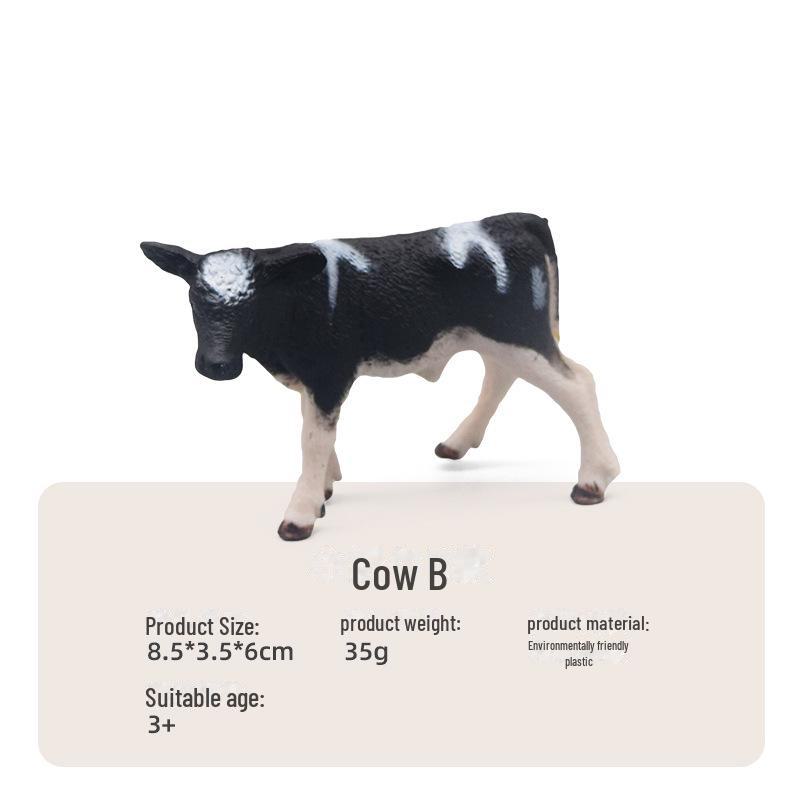 Творческая обучающая игрушка «Фермерская корова» — модель маленького животного для детей