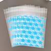 100 шт./шт. Прозрачный полиэтиленовый пакет со звездами для ювелирных изделий, самоклеящийся пакет для конфет, держатель для карточек, фото-анимация, периферийное хранилище, подарочный пакет