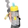 2026 Cute Cartoon Kitty Straw Cup: Portable, Small, for Kids
