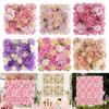 Artificial Rose Flower Wall Panel Wedding Bridal Baby Shower Party DIY Square 3D Floral Wall Backdrop Decoration Photography Adult Sex Wear