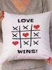 Наволочка Rainbow Love Wins для новой пары, декор для спальни, наволочка Love Tic Tac Toe, подушки для свадебного подарка Love 45*45 см