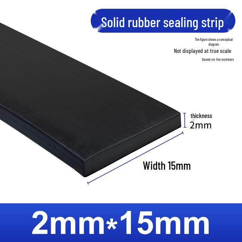 Nitrile Rubber Strip: Oil & Pressure-Resistant Shock Absorbing Glass Pad for Sealing & Joint Support