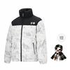 Li Ning Горячие горшки Коллекция пуха Пуховик Унисекс Обсидианово-серый AYMU239-5