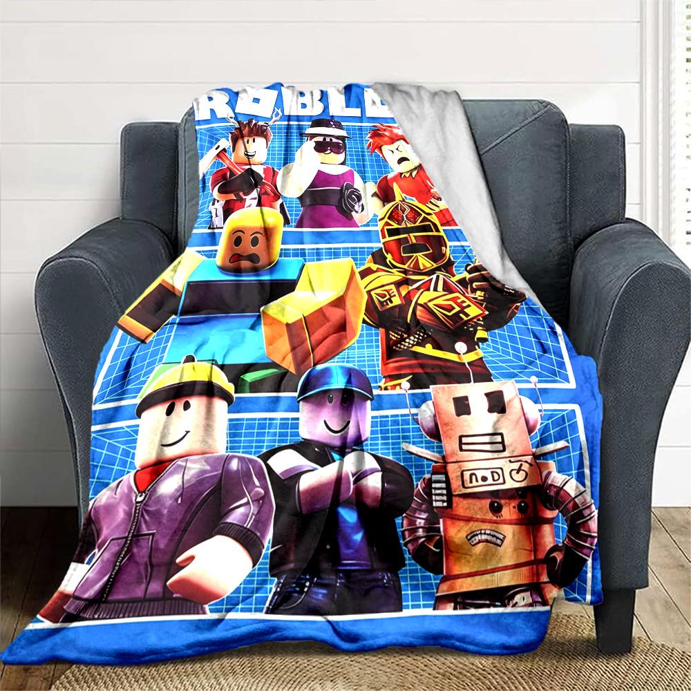 Roblox Blanket Soft Warm Cozy Great for Seaside Office Chair Couch for All Occasions Modern Style Ideal Gift for Friends Family Couples Picnic