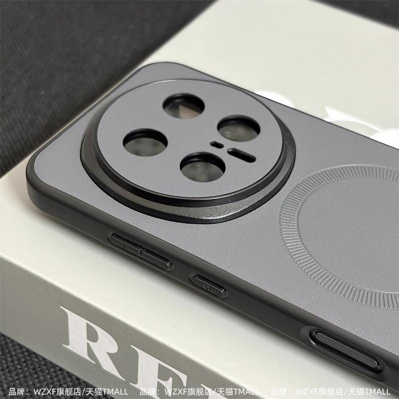 Чехол For Honor Magic 8 Pro Роскошная кожа PU Накладка Для Magsafe Магнитный Защитный Чехол Для Телефона Для Magic8 Pro Корпус Бампер Funda