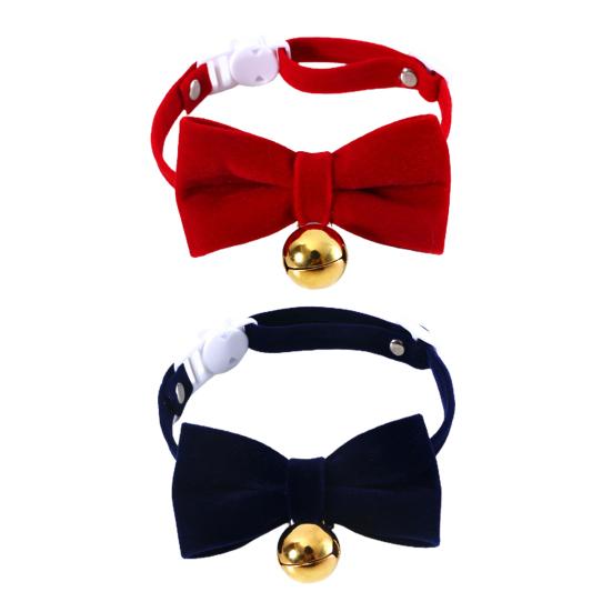 Ошейник для собак Супер мягкий регулируемый устойчивый к выцветанию быстросъемный декоративный бархатный галстук-бабочка без аллергии