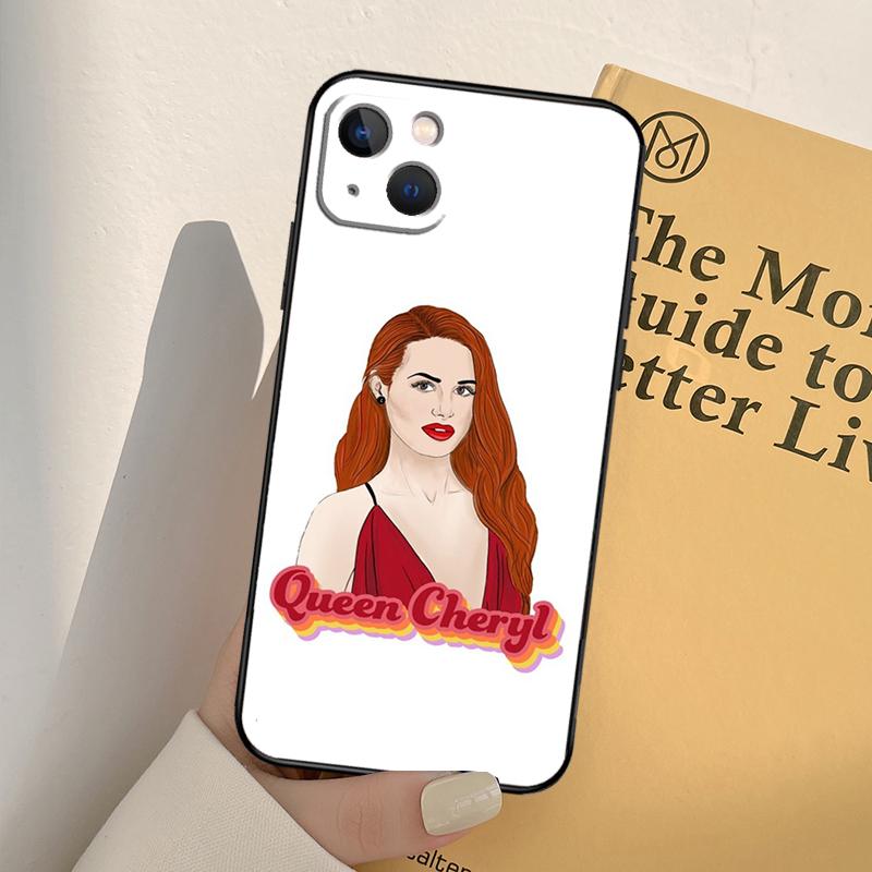 Чехол для телефона Riverdale Шерри Блоссом Для iPhone 17 16 15 14 11 12 13 Pro Max mini XR 16e 15 16 Plus 17 Air Полное покрытие