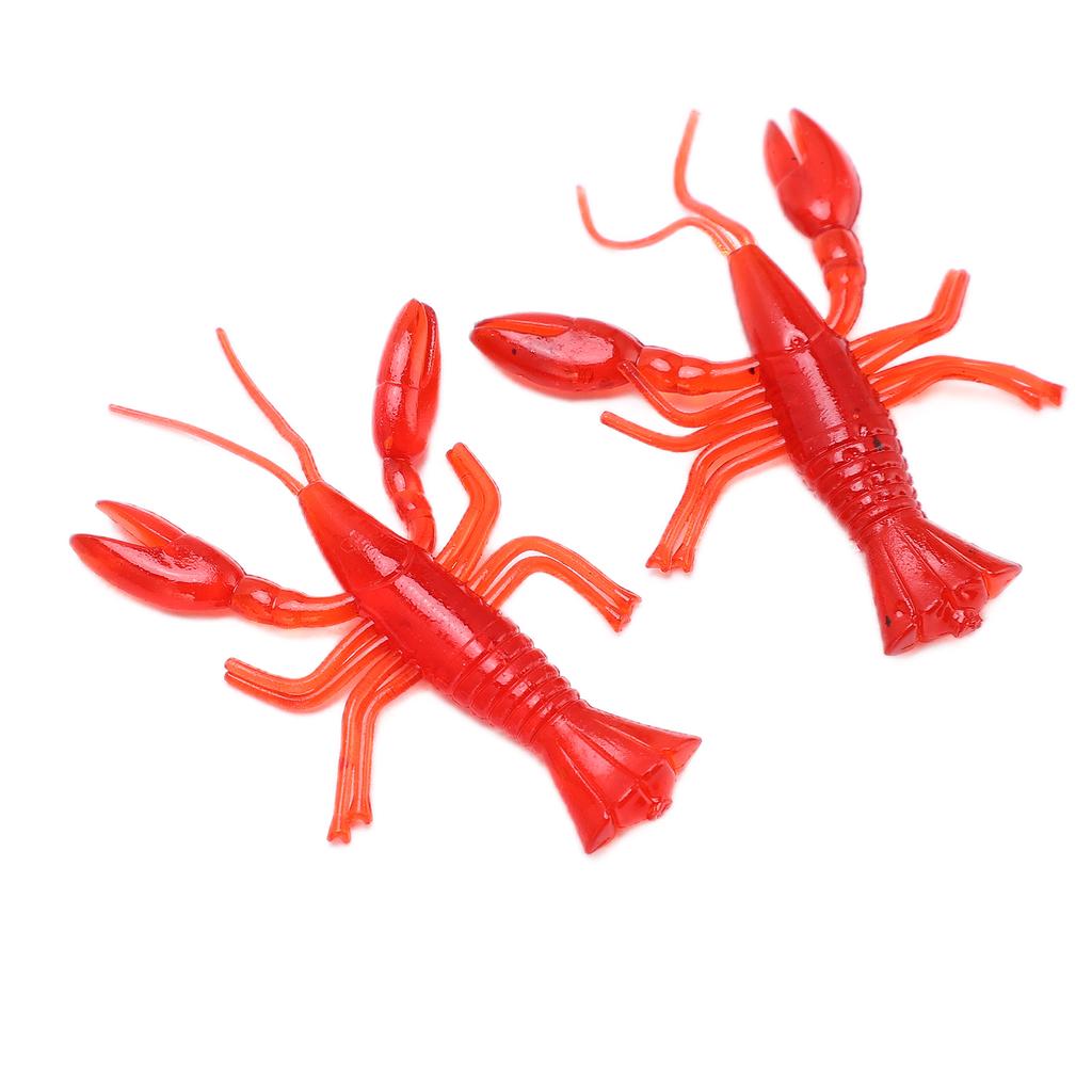 Fishing Shrimps Lures Glowing Luminous Soft Lifelike Silicone Shirmps Bait