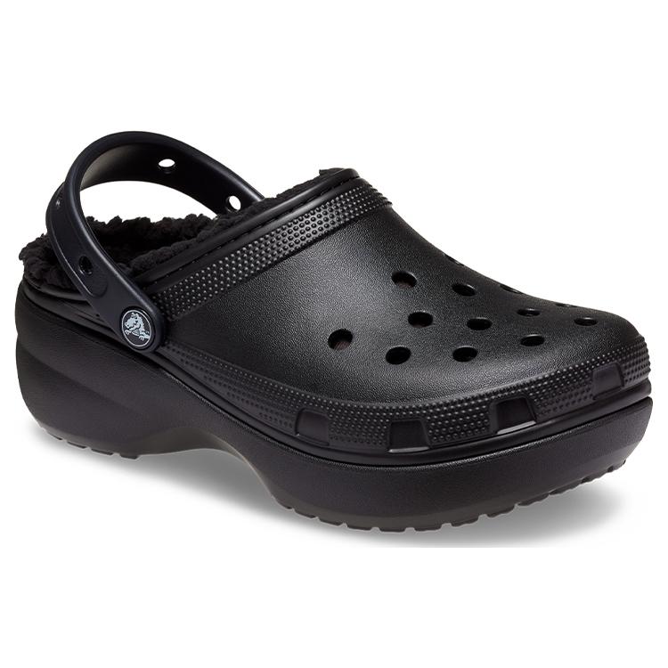 Crocs Классические утепленные клоги на платформе 'Черные' Женские 207938-001