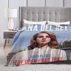 Пледы Lana Del Rey Мягкий Теплый Фланелевый Плед Покрывало для Кровати Гостиной Пикника Путешествий Дома Дивана
