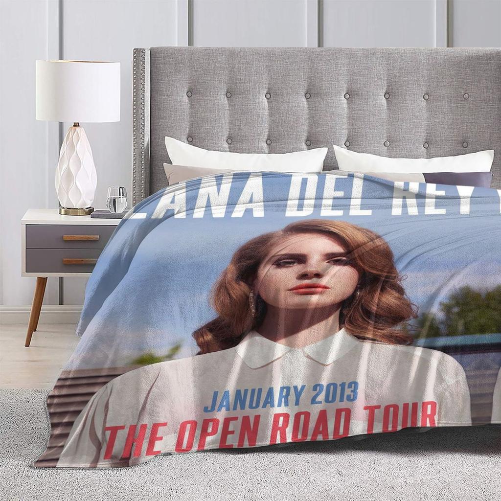 Пледы Lana Del Rey Мягкий Теплый Фланелевый Плед Покрывало для Кровати Гостиной Пикника Путешествий Дома Дивана