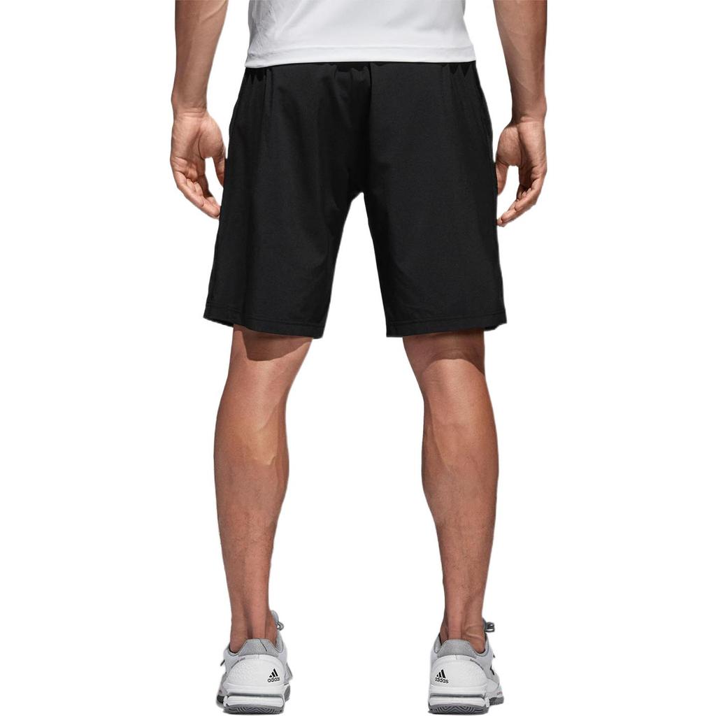 Adidas Сплошной цвет с небольшим логотипом и принтом на эластичной талии Спортивные шорты Мужские штаны Черные B45800