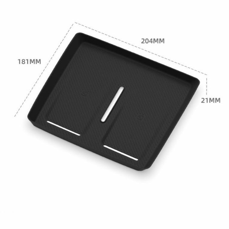 Non Slip Silicone For Wireless Charging Mat for M6 2026 Center Console Anti Scratch Pad 20.4 x 18.1 x 2.1 cm BlackGood product