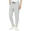 Nike Спортивные брюки Crew Air Heritage с вышитым логотипом, эластичные, с манжетами на шнурке, трикотажные, унисекс, серые, BQ5546-063