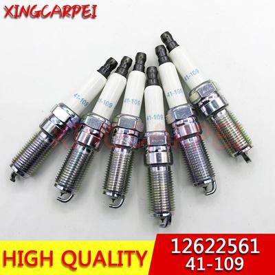 Новые 6 шт. 41-109 12622561 иридиевые свечи зажигания для CHEVROLET XTS SRX CTS ATS для FORD для JEEP для MAZDA для VOLVO 12622561 41-109