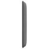 Headboard Ear Dark Grey 40.5 x 40.5 x 4 cm Fabric