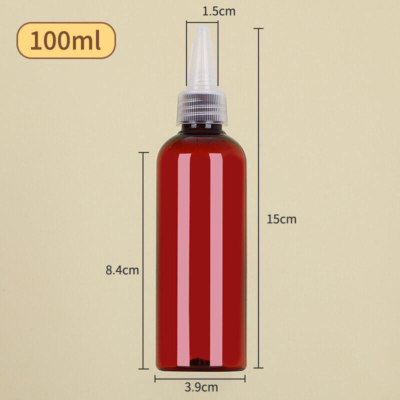 10-100Ml Empty Dropper Bottle Transparent Plastic Refillable Nozzle Dropper With Cap Small Extrusion Bottle Portable Packing