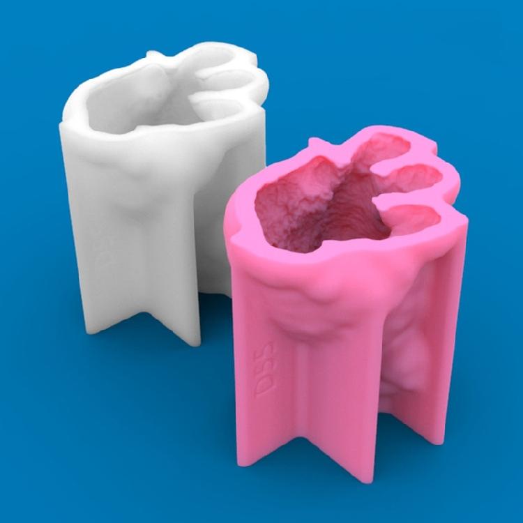 Силиконовая форма для большой собаки, форма для гипса, эпоксидной смолы, ароматической свечи для домашнего декора