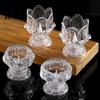 Battery Powered Candle Light Clear Lotus LED Electric Flameless Simulation Living Room Ambient Home Bedroom Anniversary Wedding Christmas