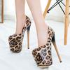 Sexy Women Pumps Striptease Shoes Platform Model Pole Dance High Heels Nightclub Plus Size Round Toe Shoes