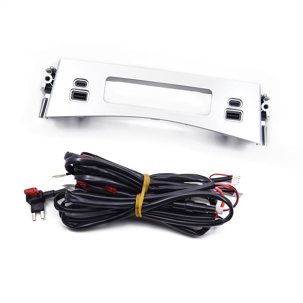 Модифицированная нижняя панель кондиционера с USB-зарядкой для Toyota Corolla 10-13, версия с отверстием