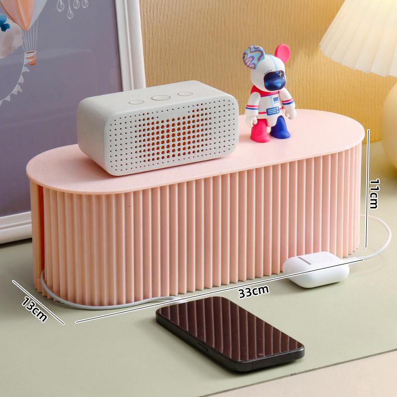 Органайзер для трансграничного электрического удлинителя: Пылезащитный короб для прокладки кабелей для хранения на рабочем столе