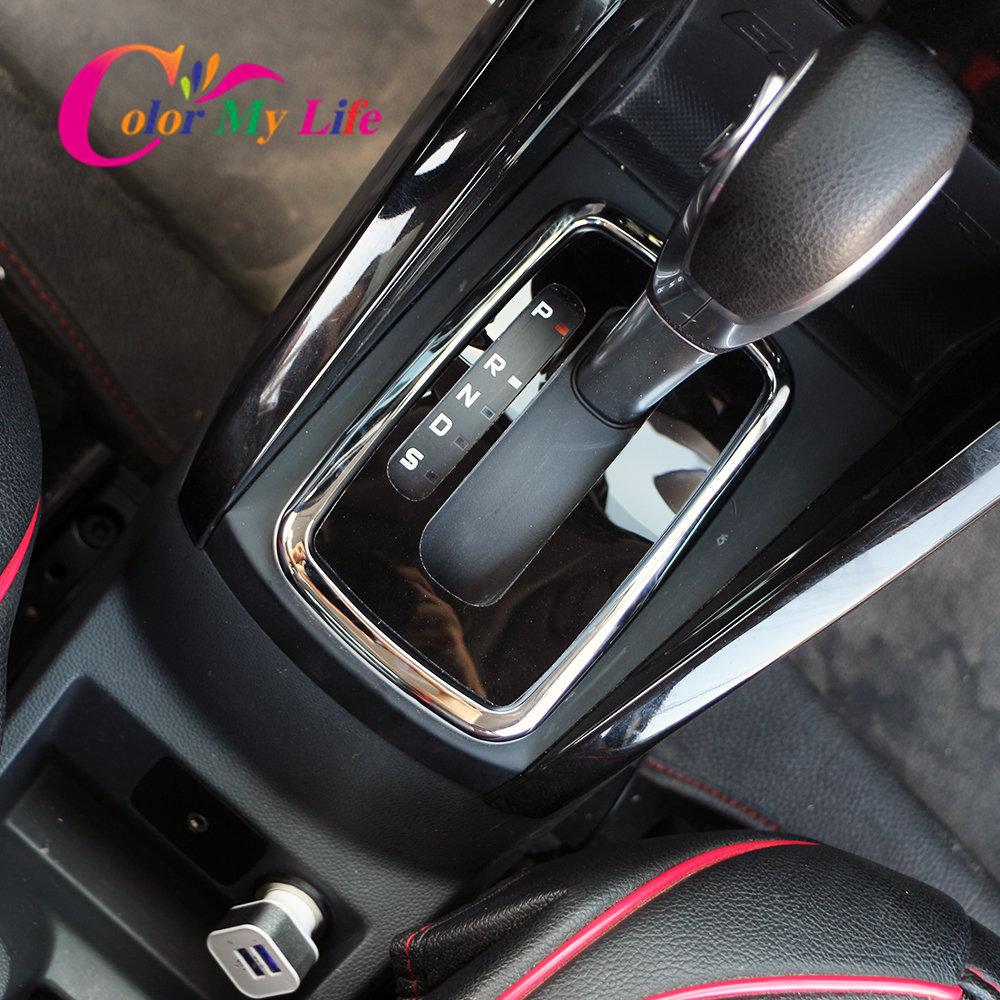 Внутренняя наклейка на панель переключения передач с головкой переключения передач для Ford Ecosport 2012-2016, автомобильные наклейки с левым рулем