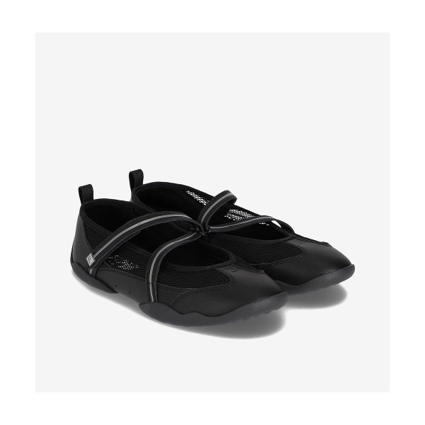 FILA Glio Synthetic Leather Comfortable Versatile Thick Sole Mary Jane Shoes Women shoes Black 1100FS261SN03X001001