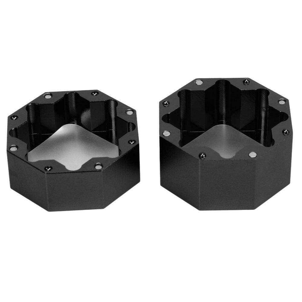 Octagonal Cue Chalk Box Holder Aluminium Alloy Pool Cue Chalk Holder  Billiards Game