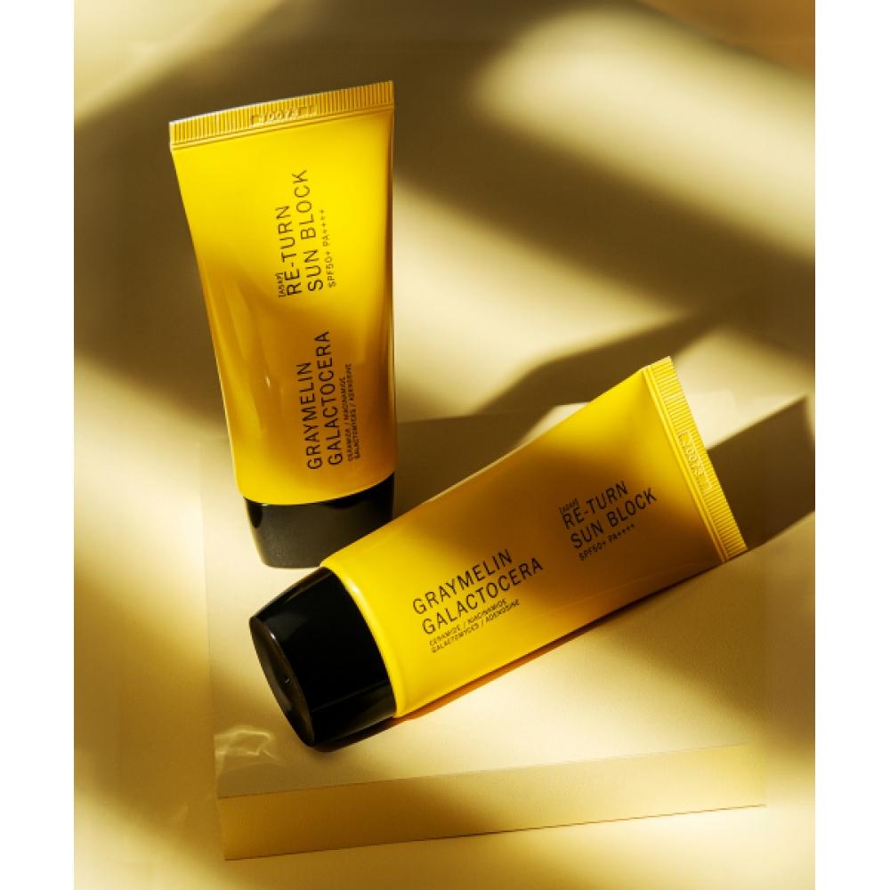 Greymelin [отбеливающий Антивозрастной Функциональный] Galactocera Return Солнцезащитный Крем Spf50+ Pa++++ 50мл