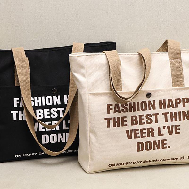 Холщовые сумки-тоут для женщин, большая вместимость, сумка на одно плечо, студенческая сумка для занятий, поездок на работу, сумка для ноутбука, повседневные сумки