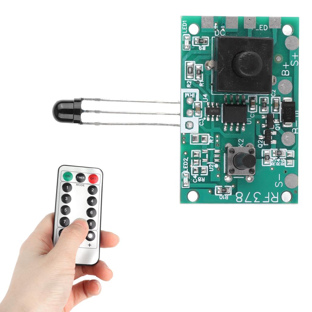 3.7 В солнечная лампа контроллер модуля цепи печатная плата с пультом дистанционного управления для солнечных гирлянд