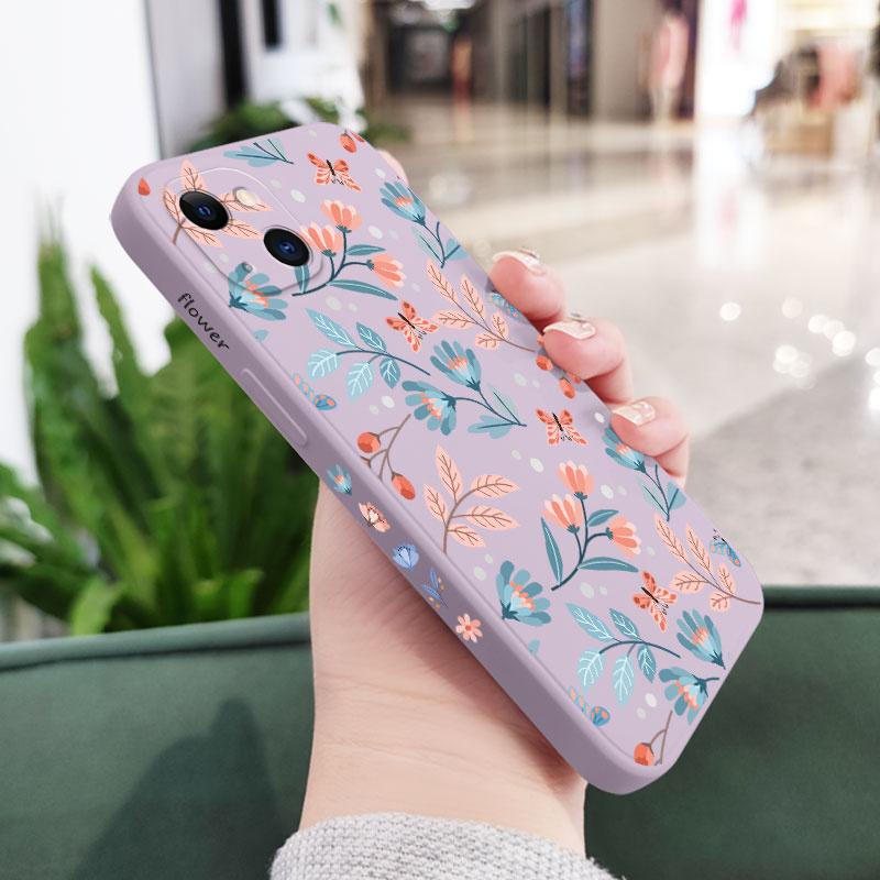 Романтичный Сад Чехол для Телефона Для iPhone 17 17 Air 16 15 14 13 12 11 Pro Max Mini X XR XS MAX Чехол